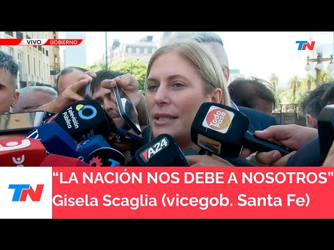 PACTO DE MAYO: La Nación nos debe a nosotros Gisela Scaglia vicegobernadora de Santa Fe