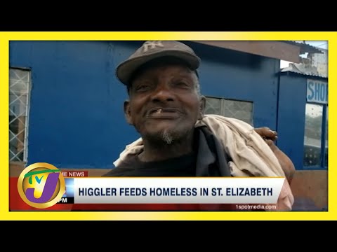 Showing Kindness to Others, Higgler Feeds Homeless in St. Elizabeth Jamaica | TVJ News - May 17 2021