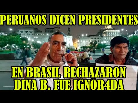 PRONUNCIAMIENTO SOBRE PRESENCIA DE DINA BOLUARTE EN BRASIL ..