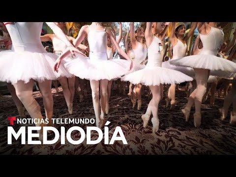 El video de 353 bailarinas rompiendo el récord mundial de danza en puntillas