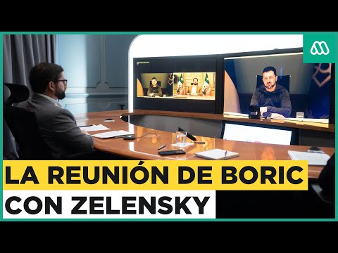 Boric se reúne con Zelensky para dialogar sobre la invasión rusa en Ucrania