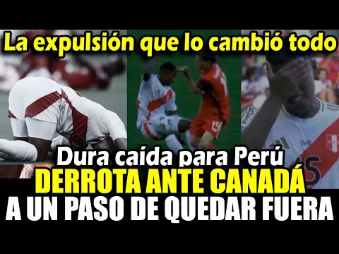 La expulsión que sentenció a Perú! Caída d la selección tras perder contra Canadá en la Copa América