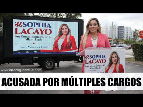 Sophia Lacayo acusada de 21 cargos relacionados con el financiamiento de su campaña en Miami Dade