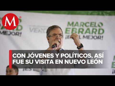 Arriba Marcelo Ebrard a Nuevo León, destacará inversión extranjera
