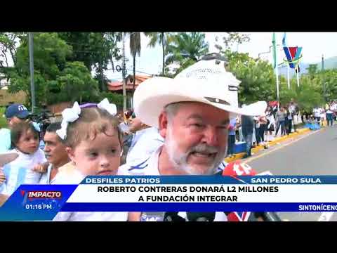 Roberto Contreras donará 2 millones de lempiras a Fundación Integrar