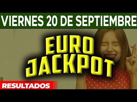 Resultado del sorteo Eurojackpot del Viernes 20 de Septiembre del 2024.