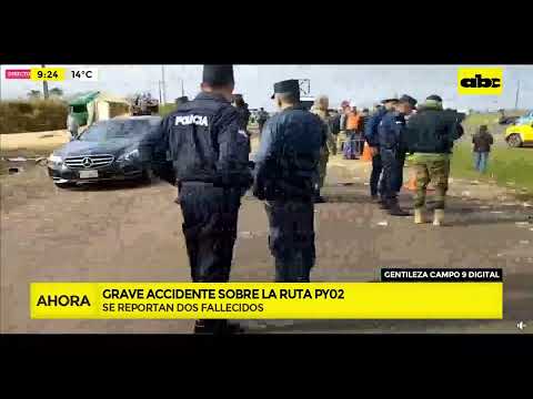 Fatal accidente en Caaguazú