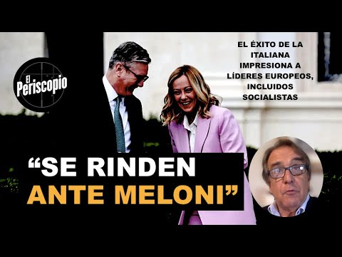 ¡MELONI ARRASA Y SE CONVIERTE EN REFERENTE, TAMBIÉN DE LI?DERES SOCIALISTAS!