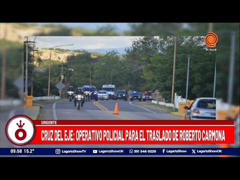 CRUZ DEL EJE operativo policial para el traslado de Roberto Carmona al hospital Aurelio Crespo