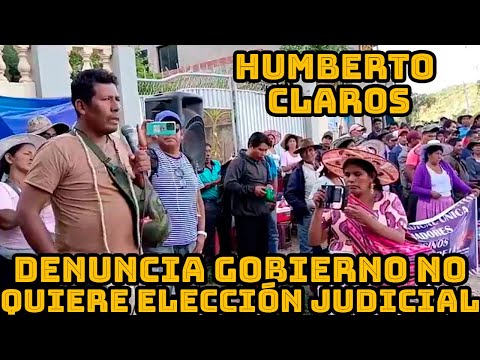 HUMBERTO CLAROS DENUNCIAN QUE GOBIERNO ESTARIA SABOTEANDO NUEVAMENTE ELECCIONES JUDICIALES..