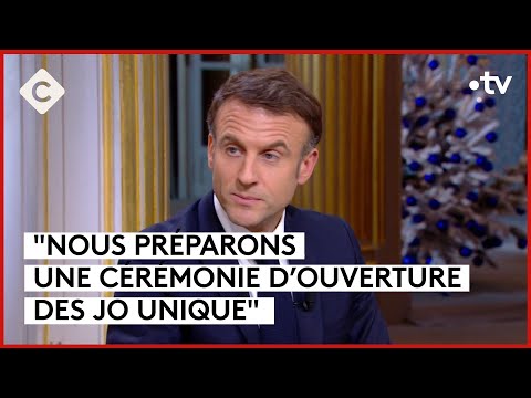 2024, année de célébrations - Emmanuel Macron - C à vous - 20/12/2023