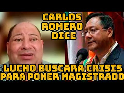 CARLOS ROMERO ANALIZA NO SE PUEDE DENUNCIAR TRIBUNAL CONSTITUCIONAL CULPAR4N ASAMBLEISTAS..