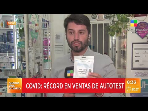 Covid: récord de ventas de autotest