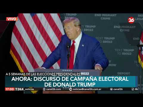 EEUU - EN VIVO | Donald Trump en un acto de campaña electoral en Wisconsin