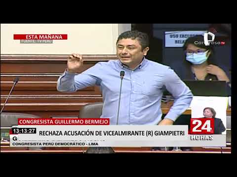 Guillermo Bermejo rechazó acusaciones de Luis Giampietri