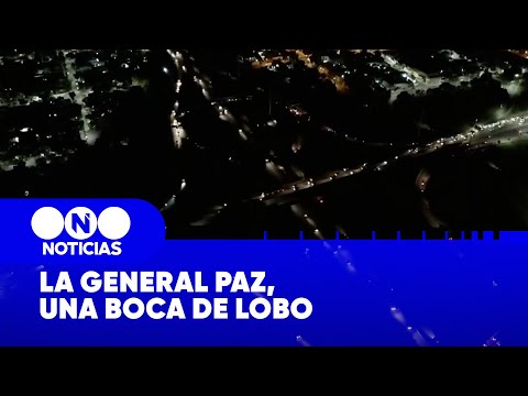 GENERAL PAZ, UNA BOCA DE LOBO: la AUTOPISTA SIGUE A OSCURAS - Telefe Noticias