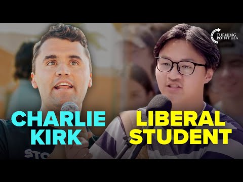Charlie Kirk CALLS OUT Liberal Student For Calling Him A Fascist