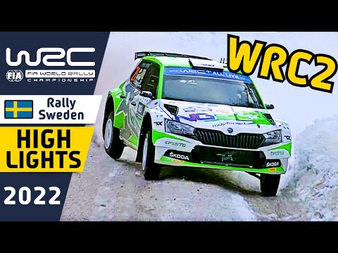 Rally Car🚙 WRC Rally Highlights : Rally Sweden 2022 : WRC2 Day 1