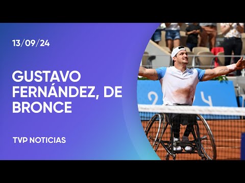 El medallista paralímpico Gustavo Fernandez, coronado de gloria