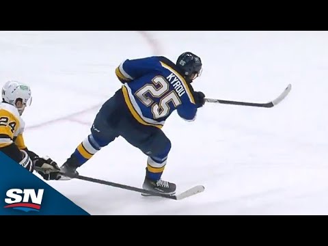 Jordan Kyrou Pots A Breakaway Goal On Cam Fowlers Absurd Flip Pass