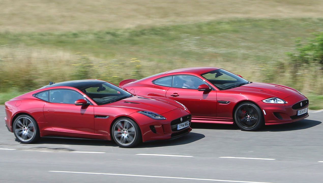 Jaguar XK Dynamic R and F-type R coup tested