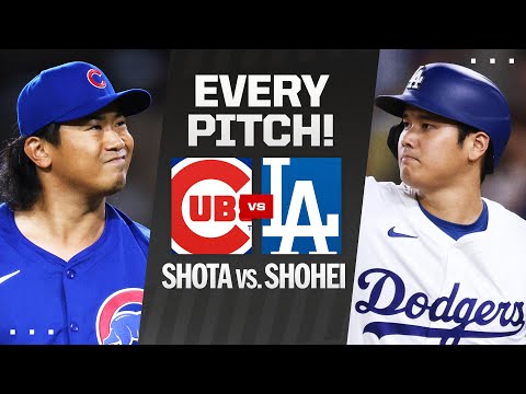 EVERY PITCH between Shota Imanaga and Shohei Ohtani! | 大谷翔平ハイライト | 今永昇太ハイライト