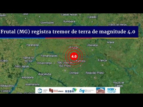 TREMOR EM MINAS GERAIS FOI REGISTRADO A MENOS DE 10 KM DE PROFUNDIDADE!