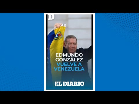 Edmundo González se proclama presidente electo de Venezuela y anuncia su regreso | El Diario