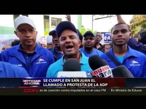 Se cumple en San Juan el llamado a protesta de la ADP
