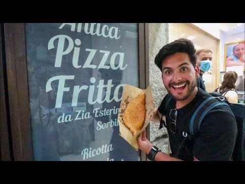 Mi primera vez COMIENDO la ORIGINAL PIZZA ITALIANA | COMIDA y DULCES que no CONOCÍA
