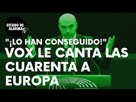 Vox le canta las cuarenta a Europa y ésta rabia: “Felicidades a los que aplaudían a Greta Thumberg”