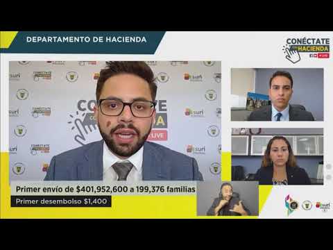 Hacienda busca realizar 200.000 desembolsos diarios del cheque de $1,400