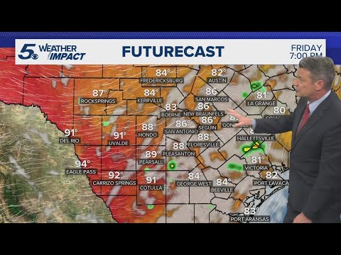 Mostly dry Friday ahead of weekend storms | KENS 5 Weather Impact Forecast