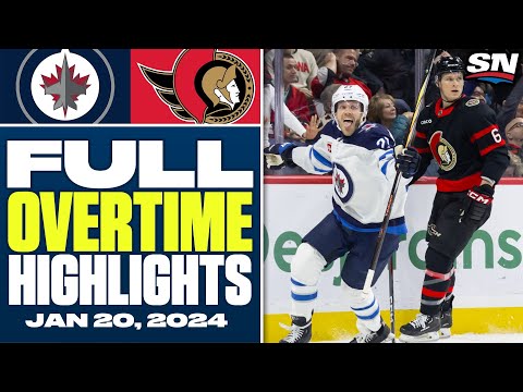 Winnipeg Jets at Ottawa Senators | FULL Overtime Highlights