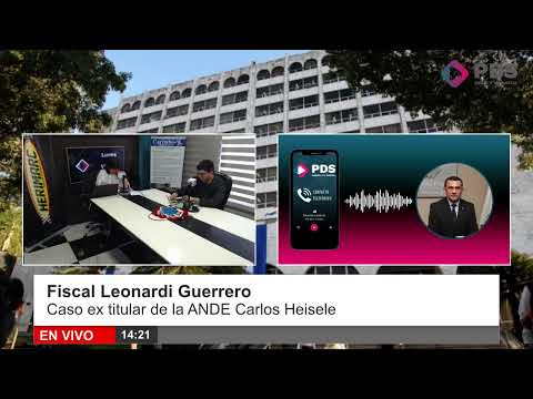 Fiscal Leonardi Guerrero - Caso ex titular de la ANDE Carlos Heisele