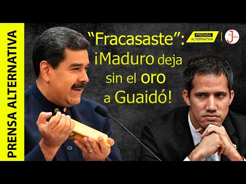 Venezuela sorprende a élite británica y a Guaidó por su oro!