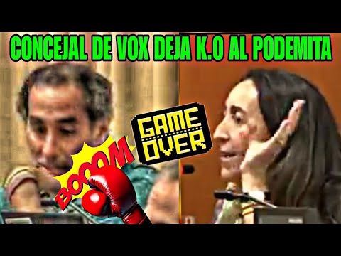 CONCEJAL DE VOX DEJA K.O AL PODEMITA, LE CIERRA LA BOCA