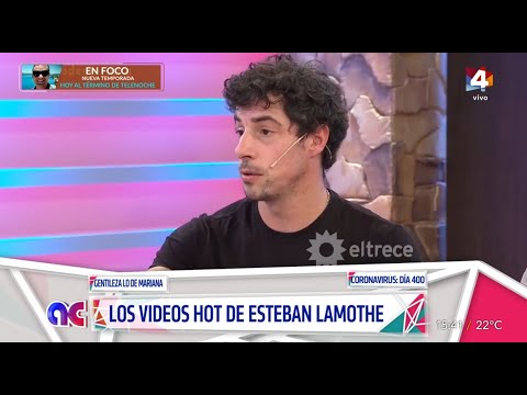 Algo Contigo  - Esteban Lamothe reveló que se filma en la intimidad