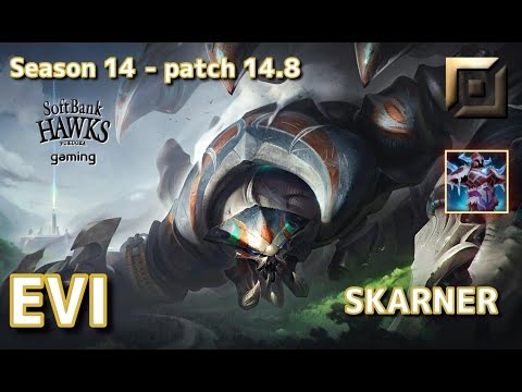 【JPサーバー/M1】SHG Evi スカーナー(Skarner) VS ヤスオ(Yasuo) TOP - Patch14.8 JP Ranked【LoL】