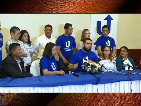 Unidad Nacional Azul y Blanco recolecta firmas para el ingreso de la OPS al país