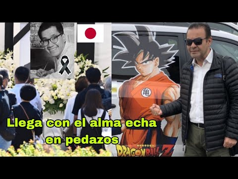 Mario Castañeda llega al funeral a darle el último adiós a Akira Toriyama