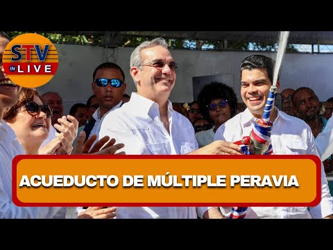 Presidente Luis Abinader Participa en la  Inauguración acueducto de Múltiple Peravia