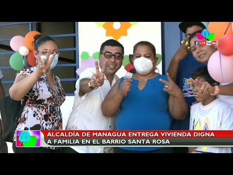 Alcaldía de Managua entrega vivienda digna a familia del barrio Santa Rosa