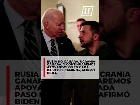 Biden promete a Zelenski que «Rusia no ganará»