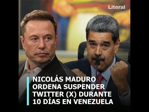 Maduro ordena sauapende Twitter (X) en Venezuela 10 días