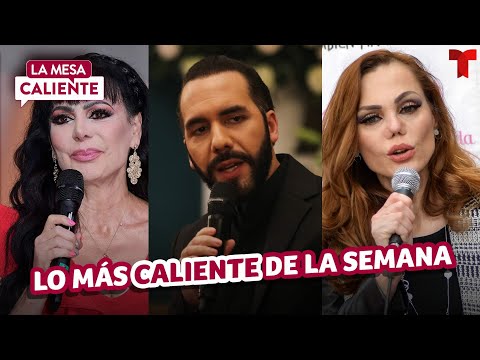 Carmen Campuzano aconseja a Maribel Guardia, Nayib Bukele ofrece megacárcel de El Salvador a EE.UU.