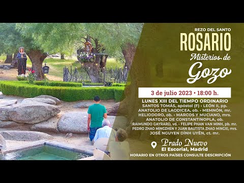 SANTO ROSARIO de hoy Lunes (Misterios Gozosos) en DIRECTO desde PRADO NUEVO a las 18:00 h.