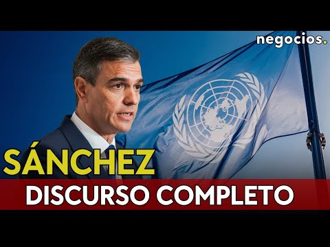 ÚLTIMA HORA | Pedro Sánchez urge a la ONU: busca apoyo para la supervisión de la IA