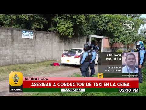 Asesinan a conductor de taxi en La Ceiba