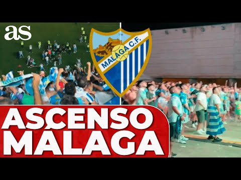 La MEJORES IMÁGENES del ASCENSO del MÁLAGA CF a SEGUNDA DIVISIÓN